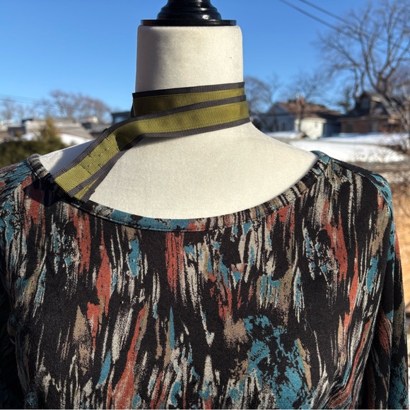 Comrags | Abstract Print Long Sleeve Top - Picture 2 of 6